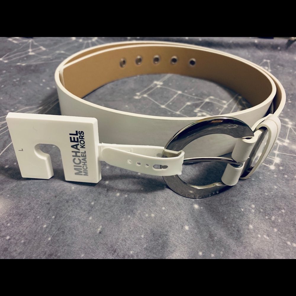 LAST ONE White Michael Kors belt - Picture 2 of 6